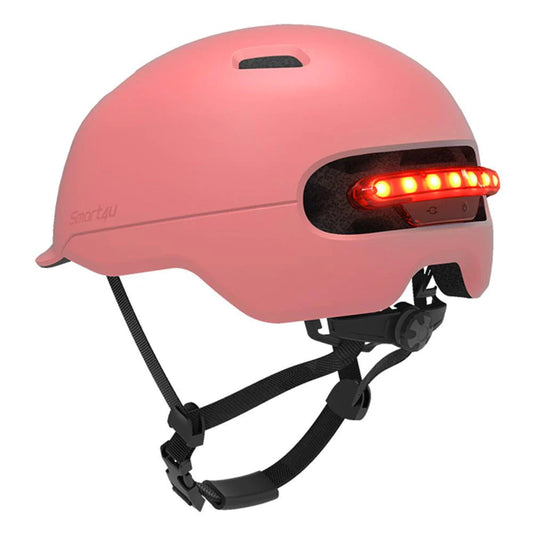 Casque Trottinette électrique avec Led : Couleur rose